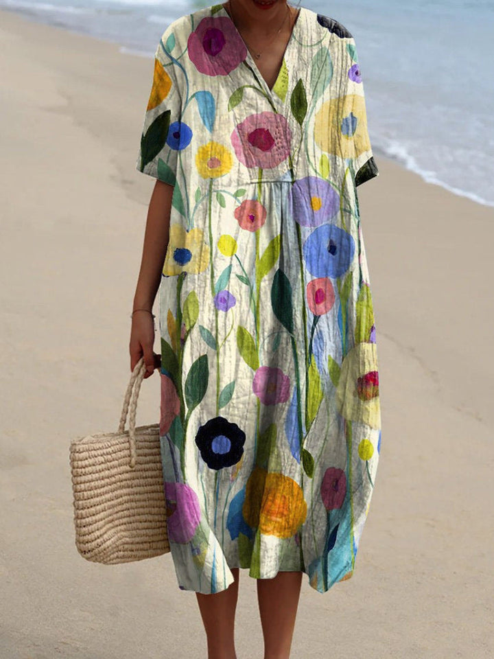 Lune London | Colorful Summer Dress with Flowers