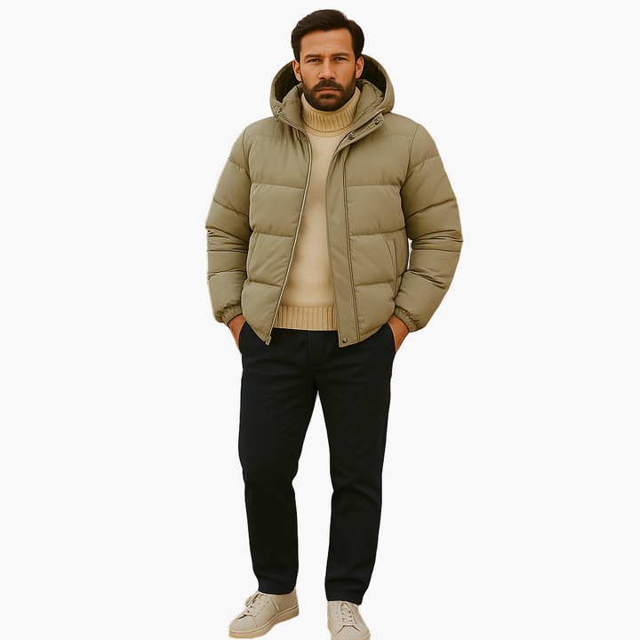 Lune London | Puffer Parka - Winter coat with hood, down insulation, waterproof, Urban Outdoor