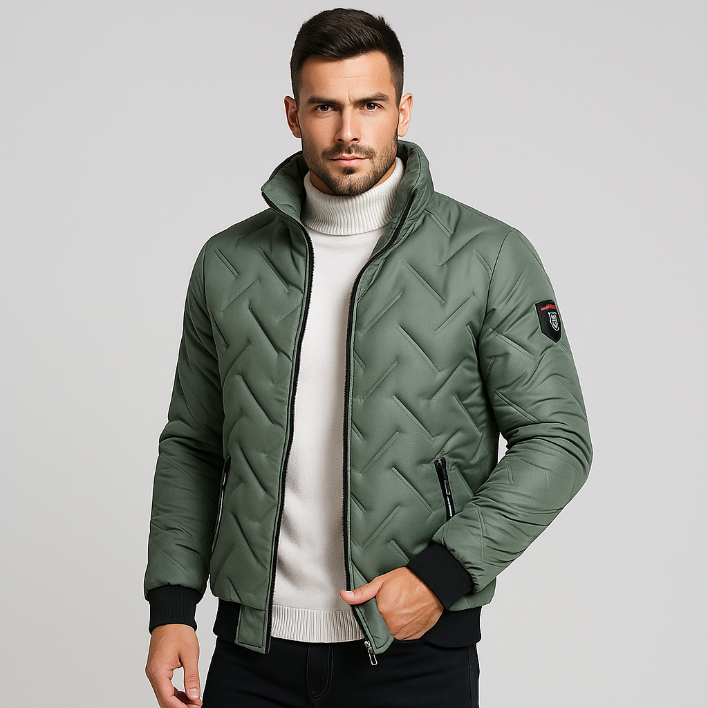 Amarae | Padded Men's Jacket with Zipper