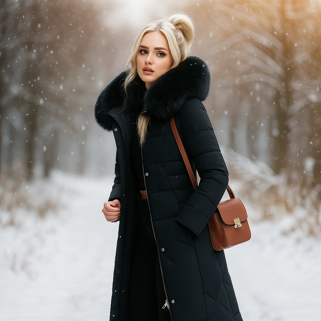 Lune London | Long Padded Jacket with Hood