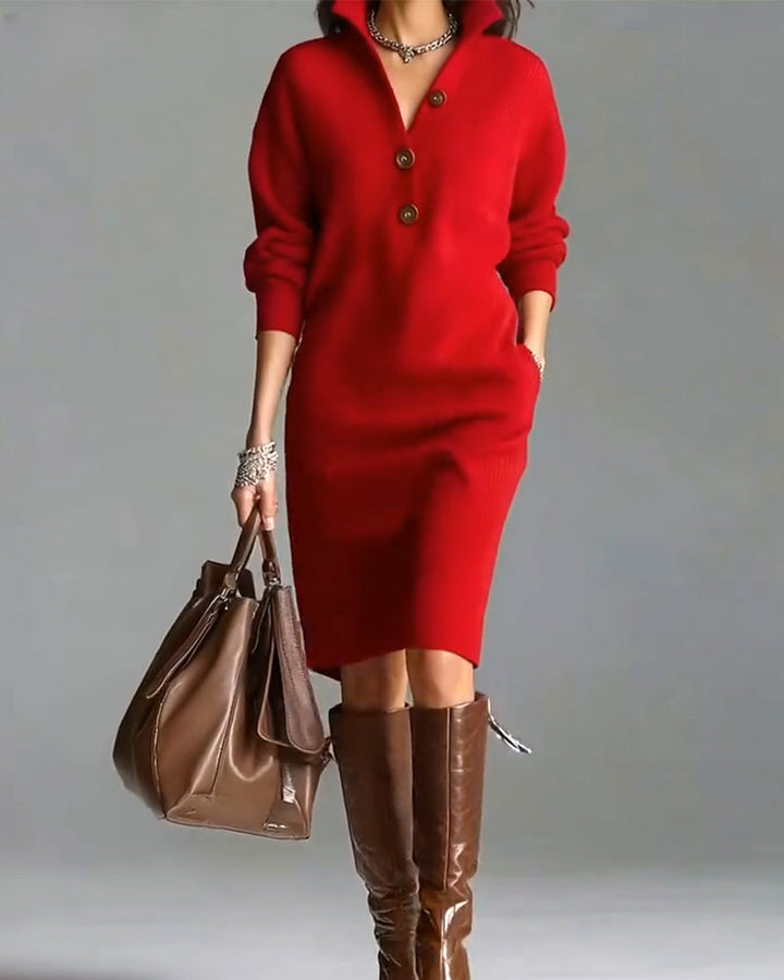 Chic Und Stil | Casual Solid Color Autumn and Winter
