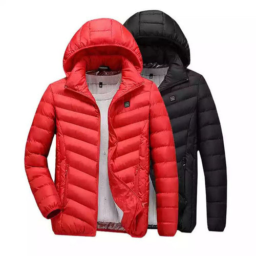 Lightweight quilted jacket for men with removable hood Amarae