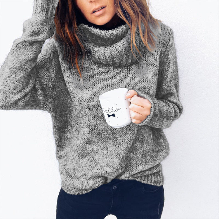 Women's Cozy Turtleneck Sweater Made Of Soft Knit Lune London