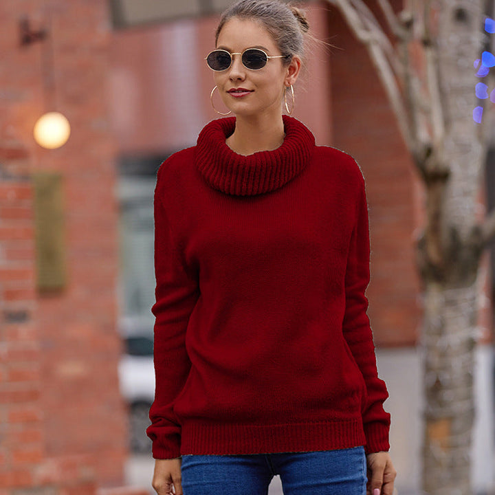 Women's Cozy Turtleneck Sweater Made Of Soft Knit Lune London