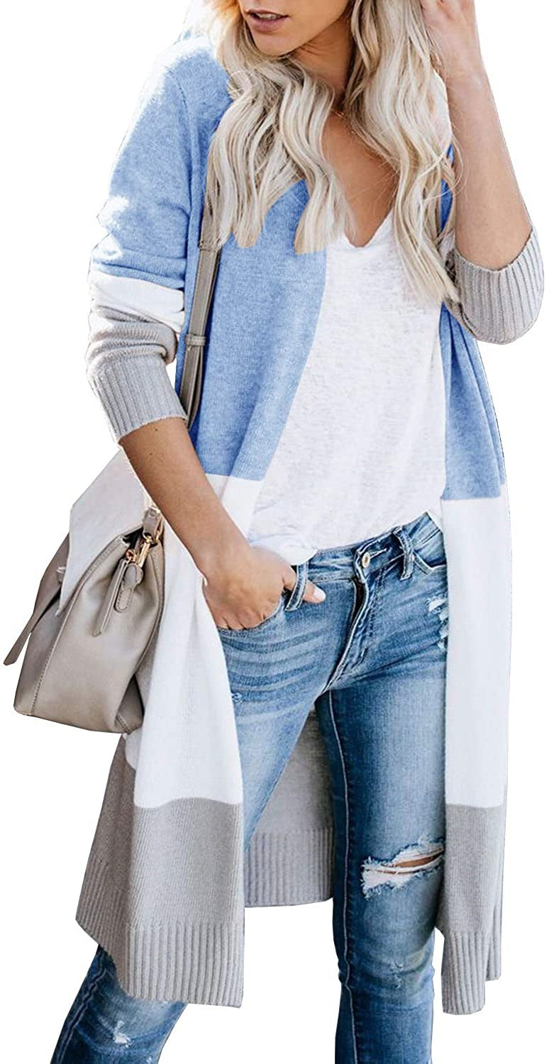 Women long knitted cardigan with a modern color and a comfortable cut Lune London