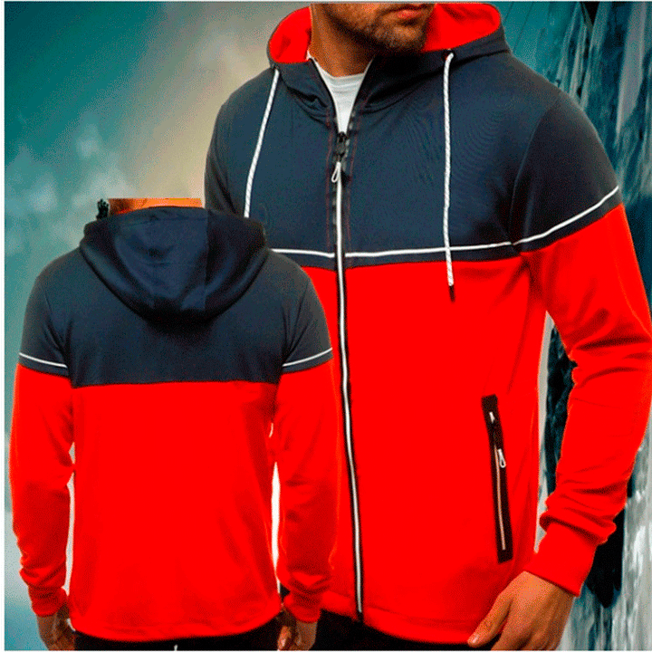 Men's sporty hoodie with innovative design and breathable inserts Lune London