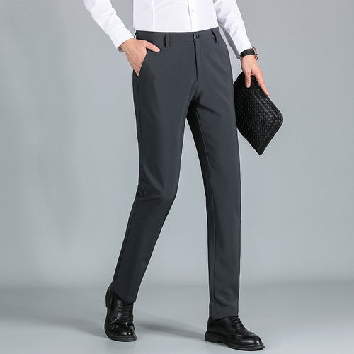 Elegant dress pants for men with a shiny finish and comfortable fit Amarae