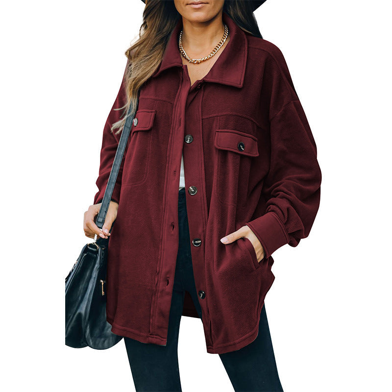 Lune London | Fleece button jacket.