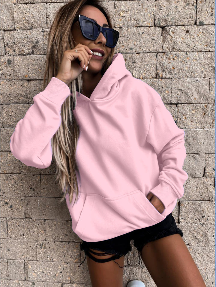 Women's hoodie with soft fleece lining and relaxed fit Lune London