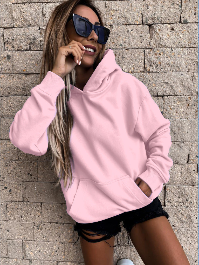 Women's Hoodie with Soft Fleece Lining and Casual Cut Lune London