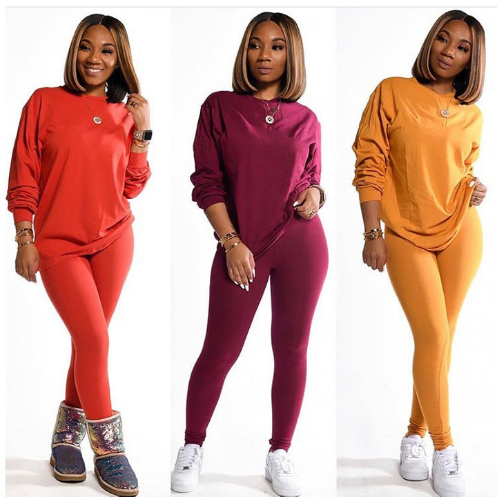 Ladies Chic Sporty Leisure Outfit