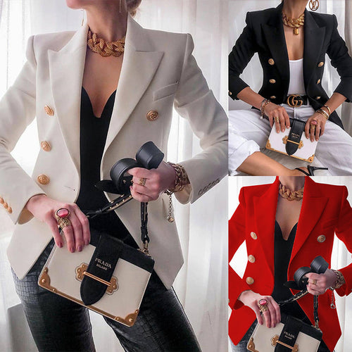 Amarae double-breasted elegant blazer for women