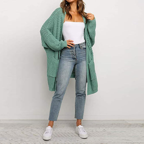 Dame Grosse Knit Cardigan with voluminous sleeves and practical pockets Amarae