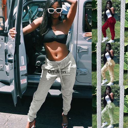 Sporty leisure pants for women with elastic waist and practical pockets Amarae
