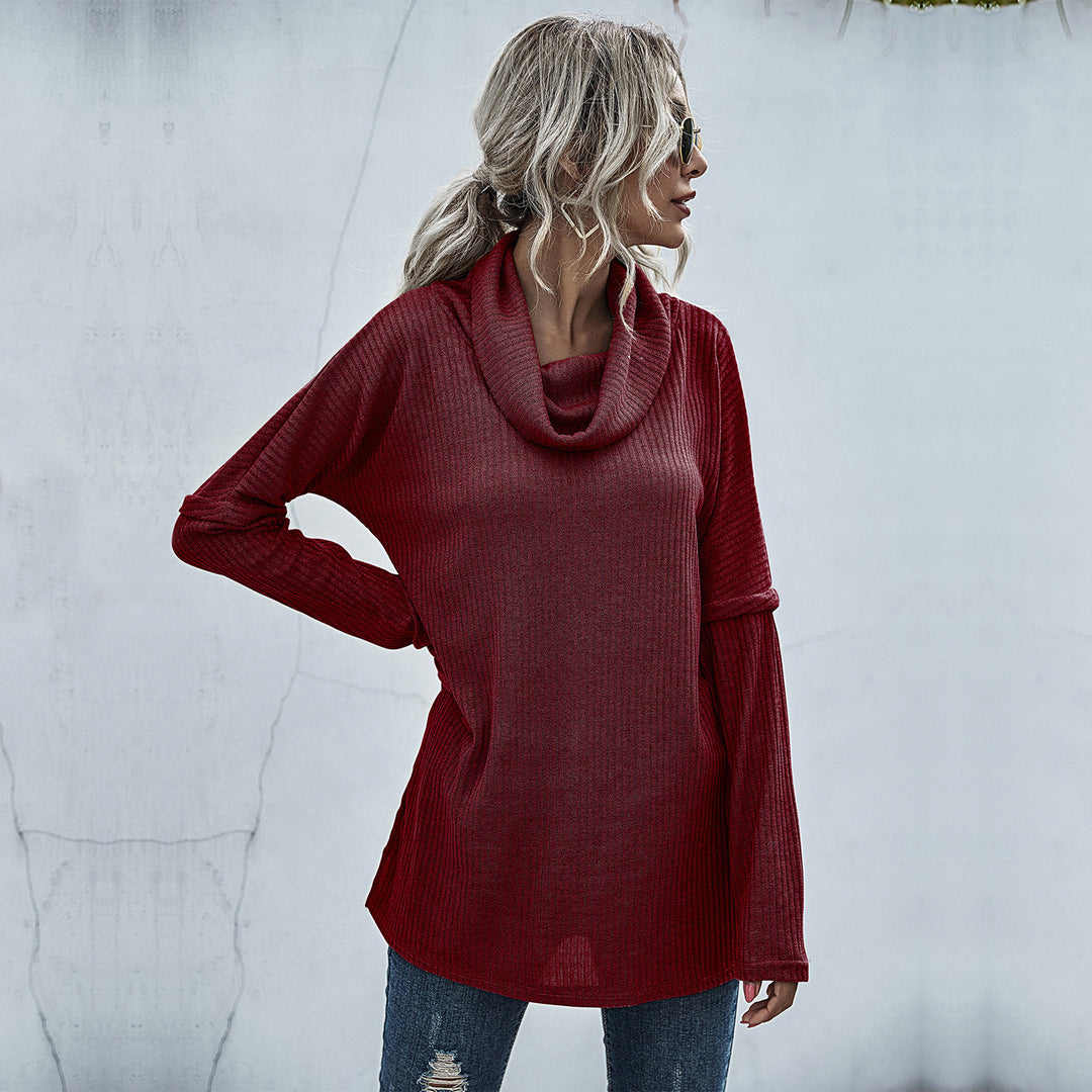 Women casual top with large collar Lune London
