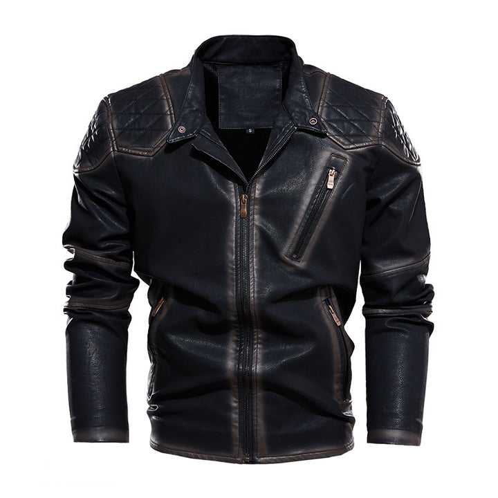 Lune London Men's Biker Jacket in Faux Leather