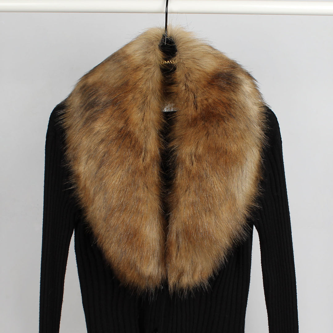 Ladies Luxury Faux Fur Scarf Lune London