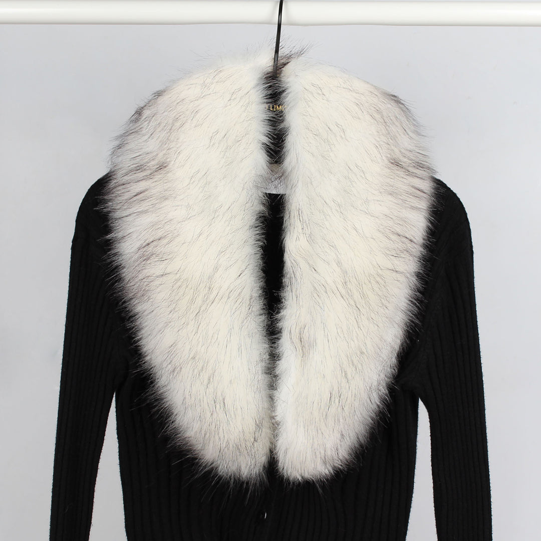 Ladies Luxury Faux Fur Scarf Lune London