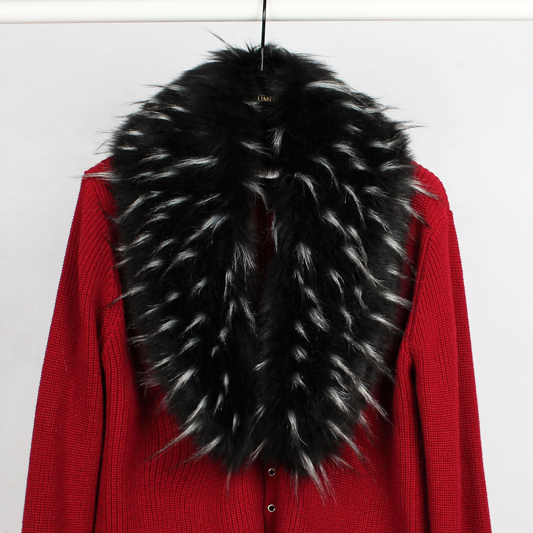 Ladies Luxury Faux Fur Scarf Lune London
