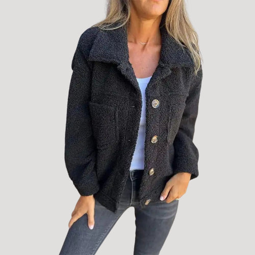 Amarae | Teddy-Fleece Jacket - Trendy Sherpa Jacket for Everyday and Leisure