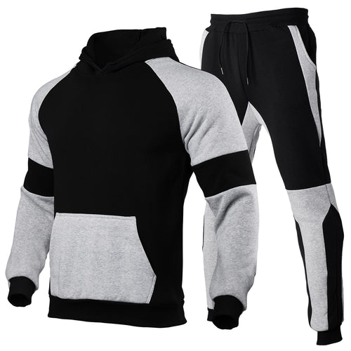 Men's sporty jogger set and hoodie with breathable inserts Amarae