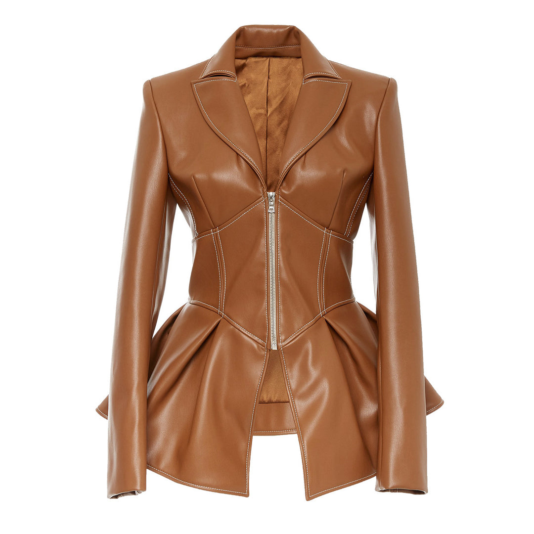 Ladies stylish fitted in genuine leather Amarae