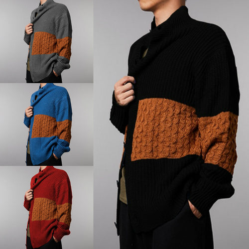 Men's knit jacket with modern design Amarae