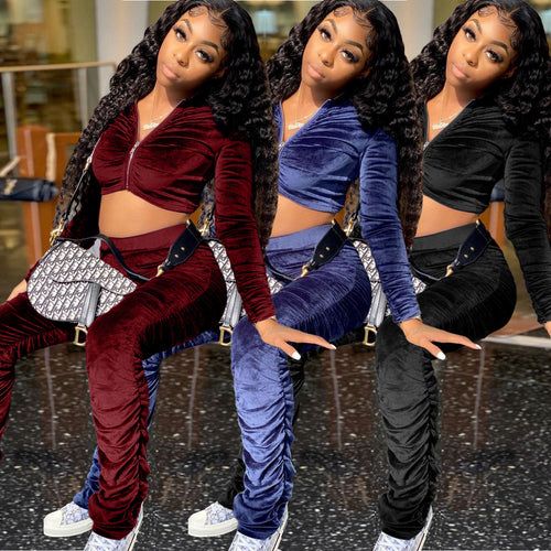 Amarae Velour Sports Set for Women