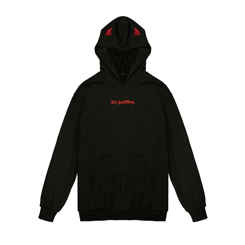 Women's oversized hoodie with playful wing appliqués Chic & Stil