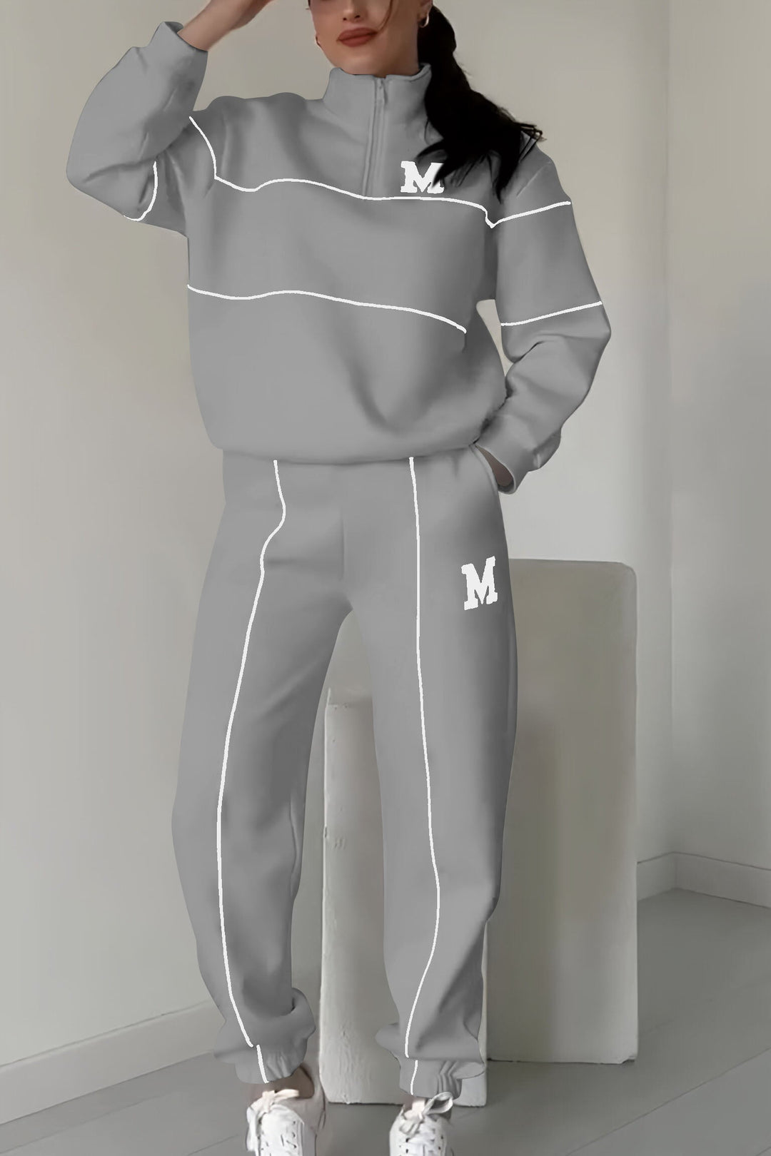 Lune London | Two-piece set - Sweater & Pants - Soft & Comfortable - Cotton blend for autumn & winter