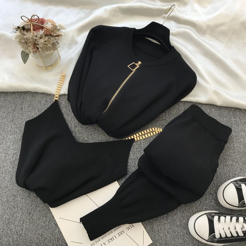 Women high quality leisure suit with zipper Lune London