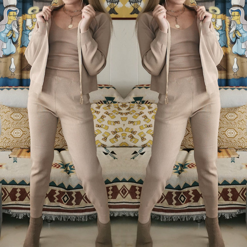 Women high quality leisure suit with zipper Lune London