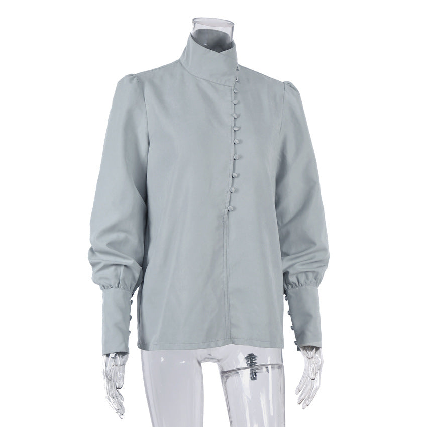 Lune London | Victorian Inspired Blouse with High Collar