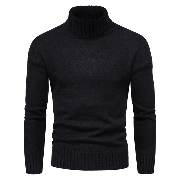 Ladies high-quality turtleneck sweater with luxurious knitted pattern Lune London