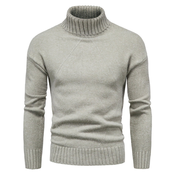 Ladies high-quality turtleneck sweater with luxurious knitted pattern Lune London