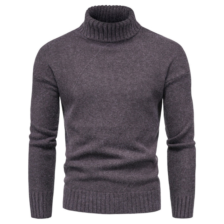 Ladies high-quality turtleneck sweater with luxurious knitted pattern Lune London