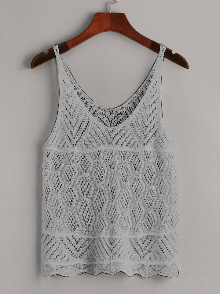 Women lightweight crochet top Amarae