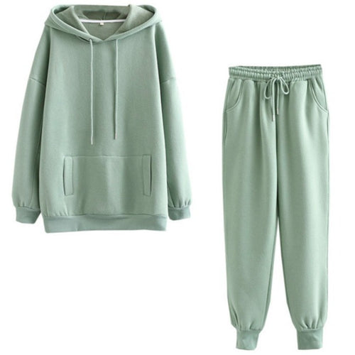 Comfortable hoodie set for women with elastic cuff Amarae