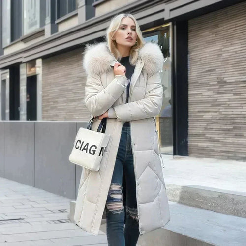 Amarae | Fashion Fur Coat - White - Chic and Warm