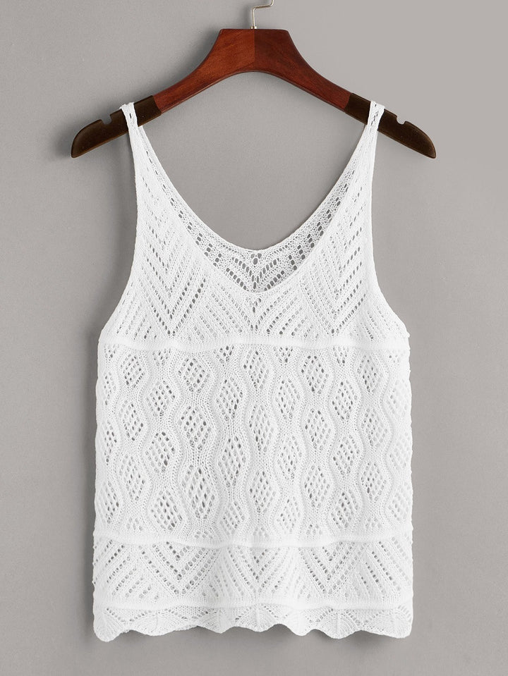 Women lightweight crochet top Amarae