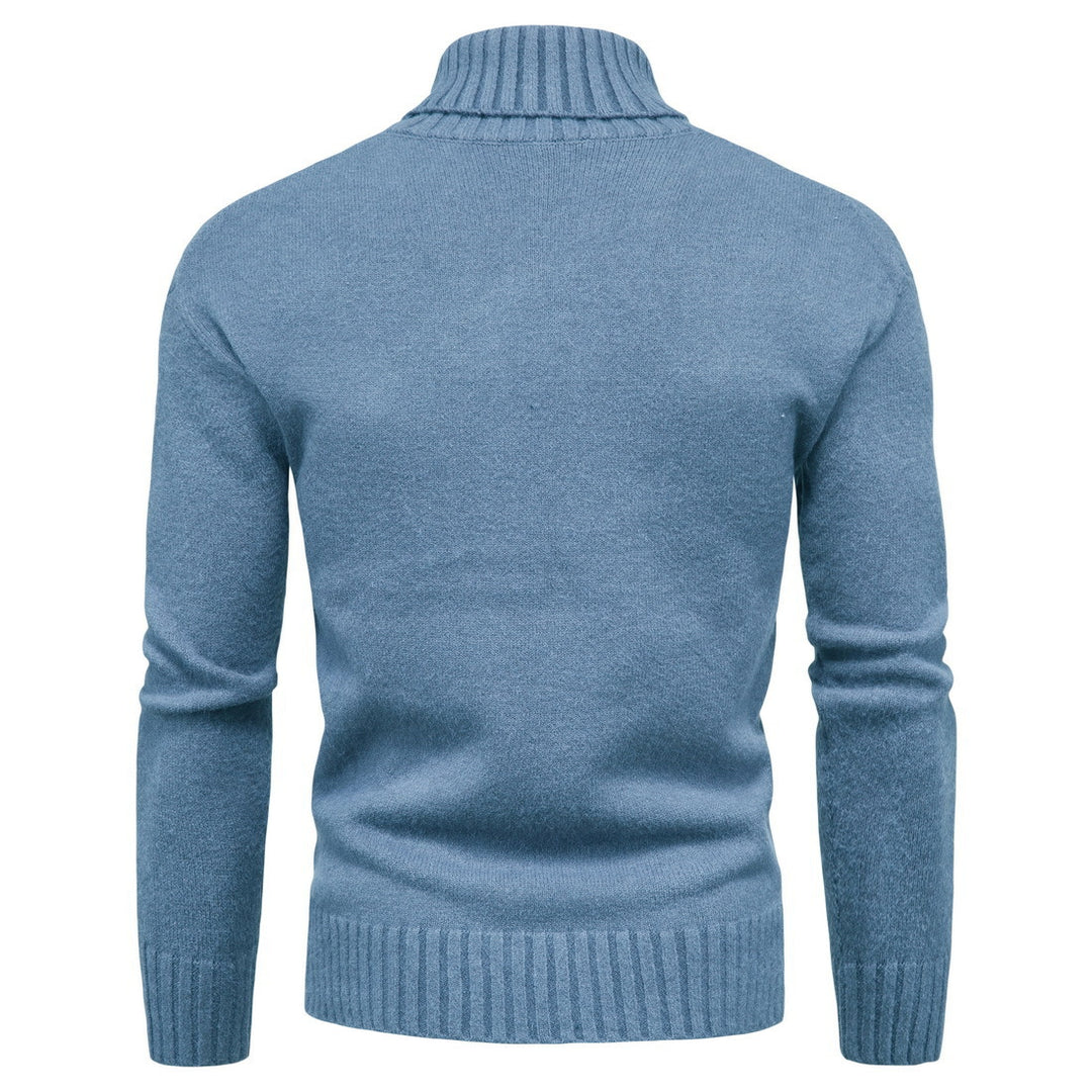 Ladies high-quality turtleneck sweater with luxurious knitted pattern Lune London