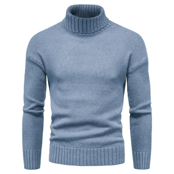 Ladies high-quality turtleneck sweater with luxurious knitted pattern Lune London