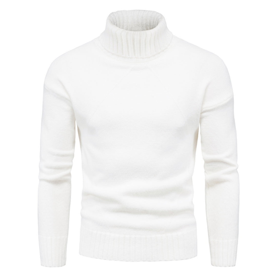Ladies high-quality turtleneck sweater with luxurious knitted pattern Lune London