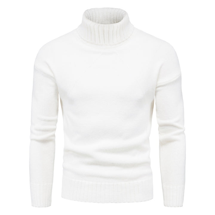 Ladies high-quality turtleneck sweater with luxurious knitted pattern Lune London