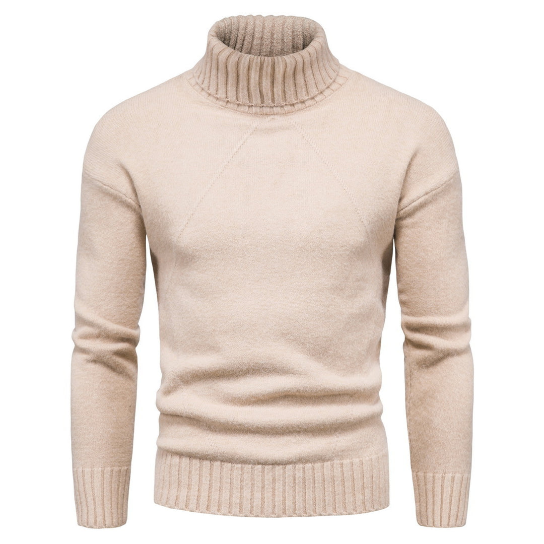 Ladies high-quality turtleneck sweater with luxurious knitted pattern Lune London