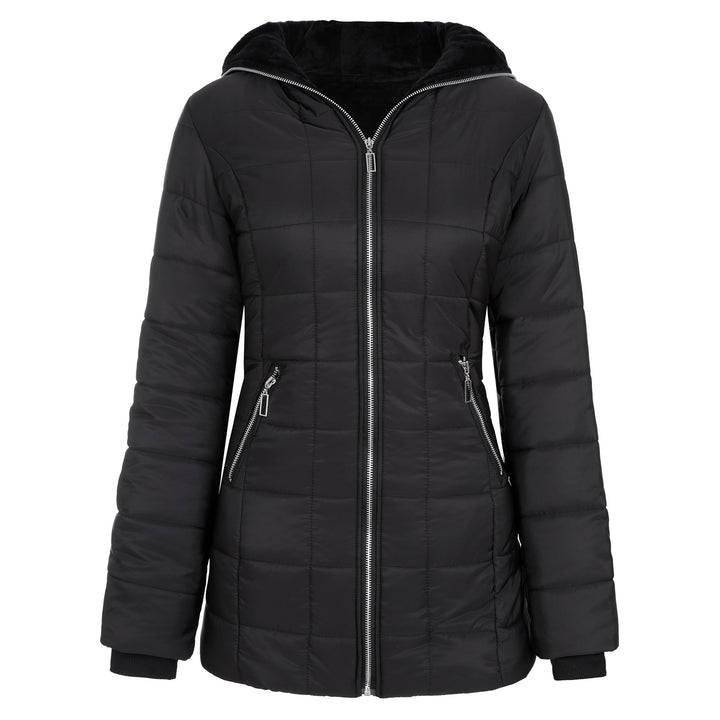 Ladies functional sporty jacket with hood and insulating lining Lune London