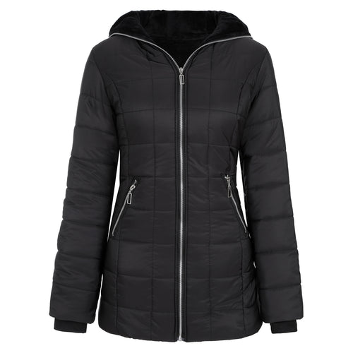 Ladies functional sporty jacket with hood and insulating lining Amarae