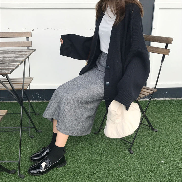 Cardigan en Tricot Surdimensionné pour Femme Chic & Stil