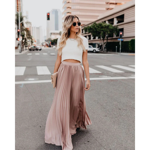 Amarae | Longer Pleated Skirt