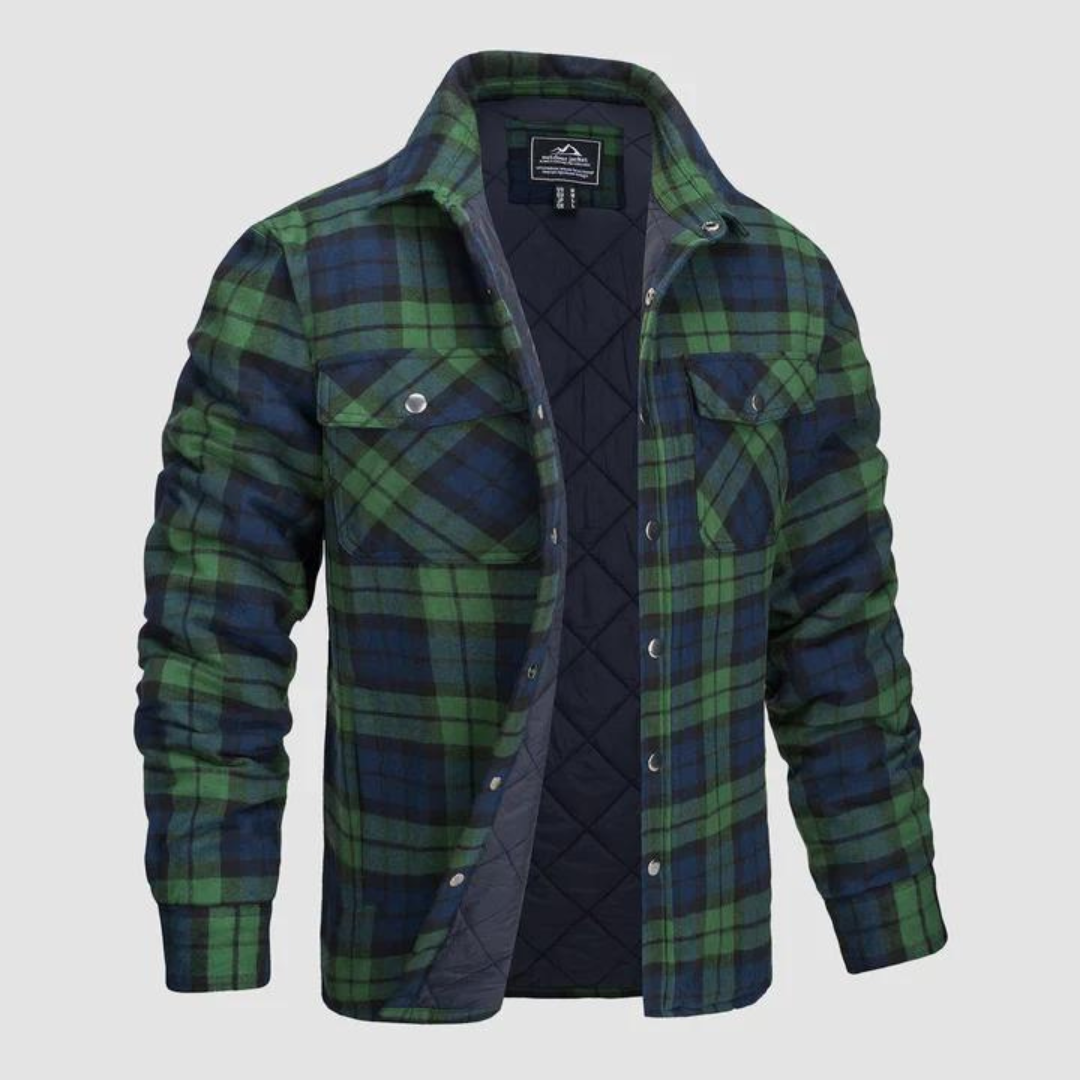 Amarae | Men's checked flannel shirts with warm lining